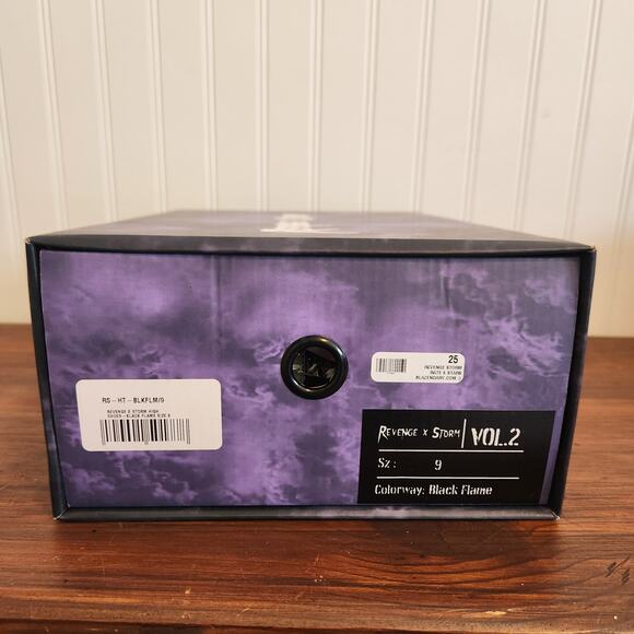 Revenge X Storm Vol. 2 - Size 9M/10.5W High-Top Black Flame Brand New‎ - Picture 11 of 11